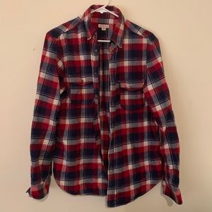 Mossimo Men’s medium red and blue flannel